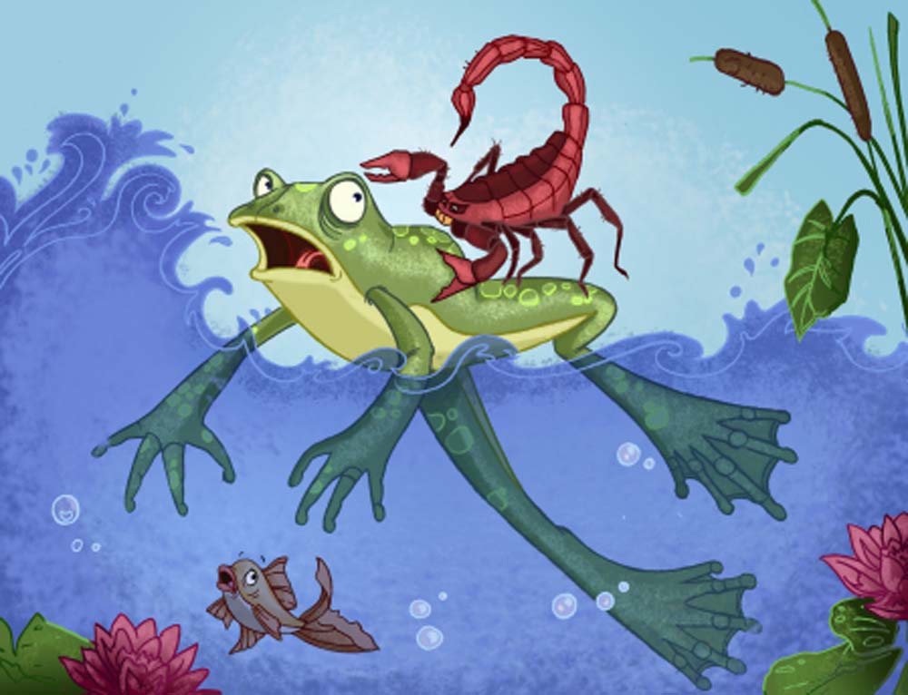 Притча о скорпионе и лягушке. Басня про скорпиона и лягушку. Притча о жабе и скорпионе. Притча. Притча.