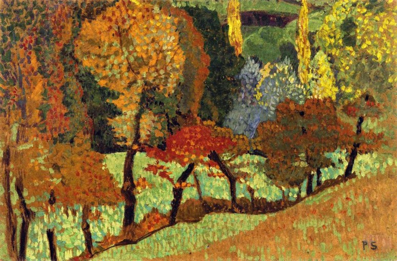 6 - 1899 - Serusier - Trees along a Creek