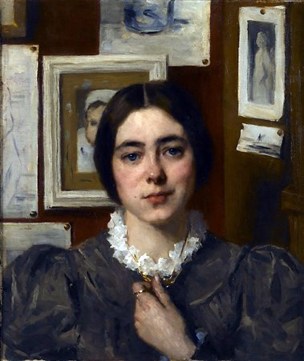 Thérèse Schwartze - A Portrait Of Lizzy Ansingh 4