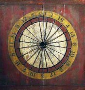 early-dart-board