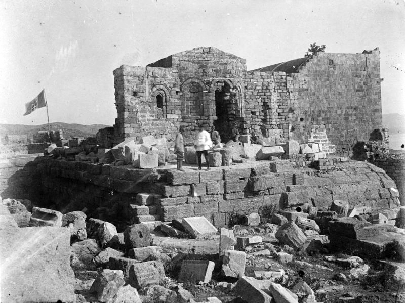Rhodos Lindos acropolis 1912