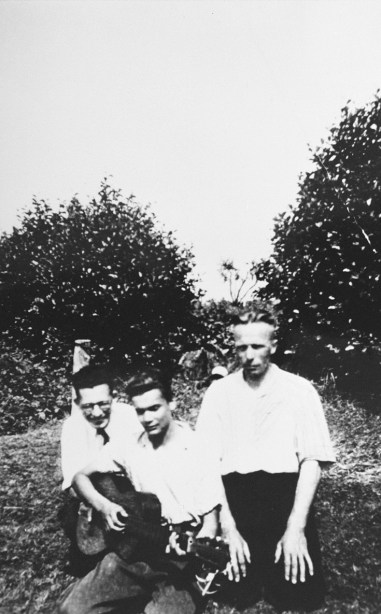 Douwes met Isador Davids en Lou Gans