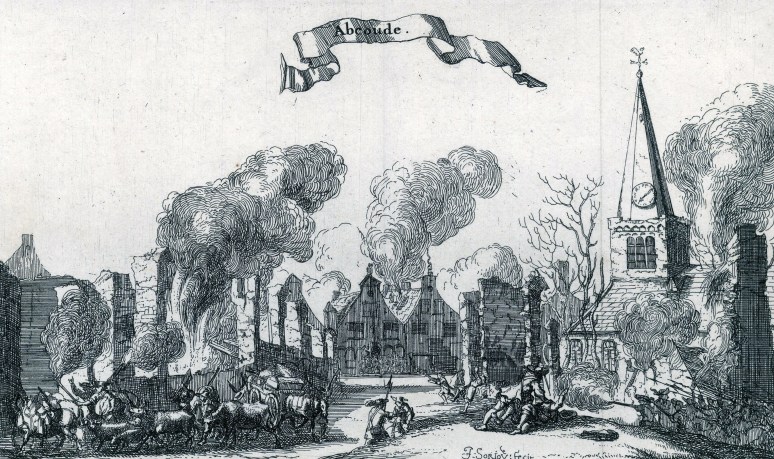 Abcoude,_verwoest_door_de_Fransen_in_1672 - 2