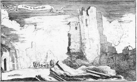 1674 Ruine Jaarsveld door Isaac Sorious
