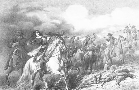 Condé_gewond_na_de_overtocht_over_de_Rijn,_1672,_RP-P-OB-82.183