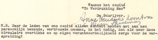 In Verdrukking Eénkopie