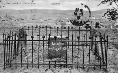 Lulustein Saarbruecken 1919 postkaart