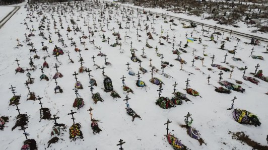 Oekraine begraafplaats