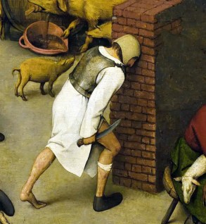 Met het hoofd tegen de muur lopen