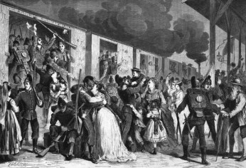 02 - Vertrek van de Beierse landweer uit München