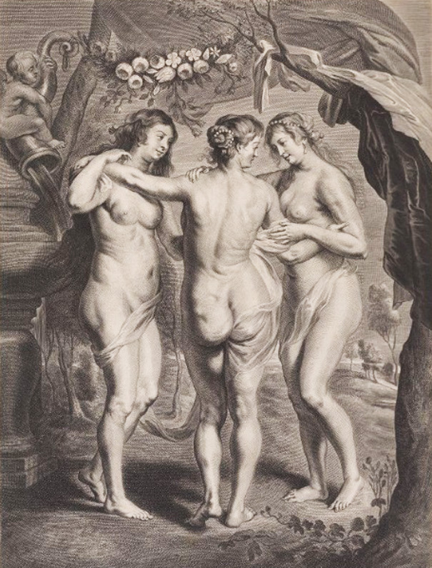 052 - Pieter de Jode II - Drie Gratiën