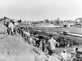 werken aan de Friesenwall