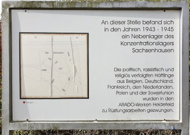 Außenlager Rathenow Gedenktafel