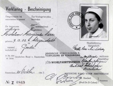 Verklaring door Joodse Raad