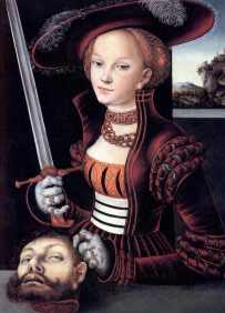Lucas Cranach de Oude - Judith met het hoofd van Holofernes 8 - ca 1530