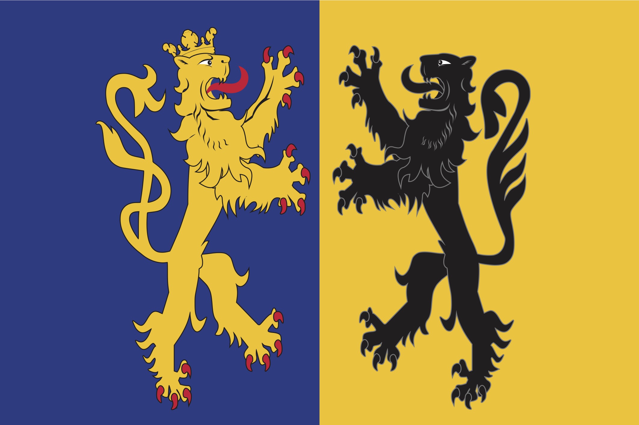 01 - Vlag hertogdom Gelre