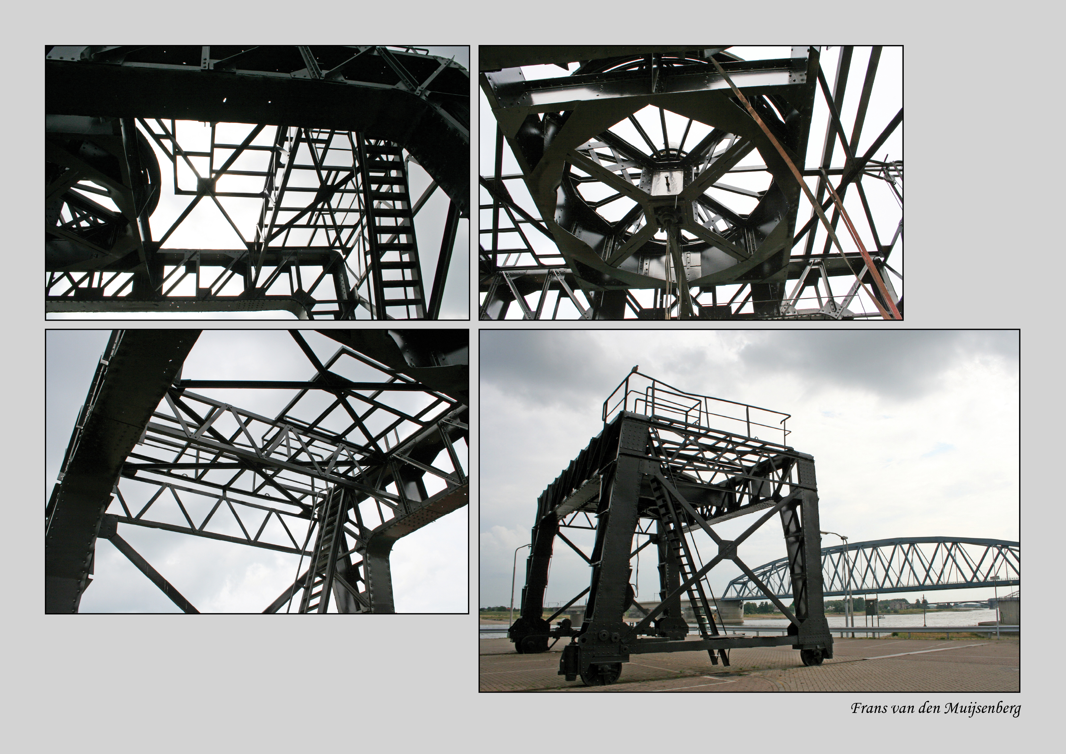 Hijskraan aan de Waalhaven