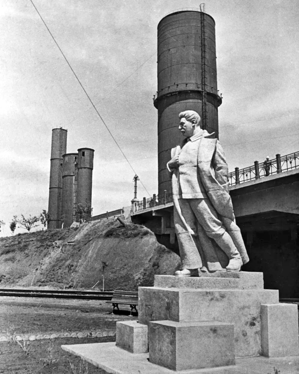 Standbeeld van Stalin 1940