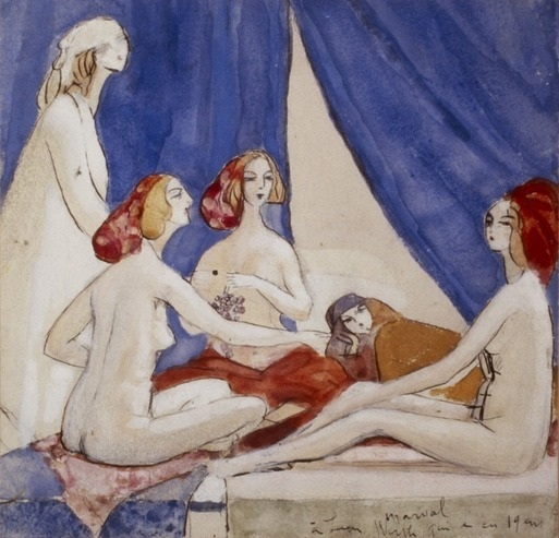 037 - Jacqueline Marval - Les odalisques studie