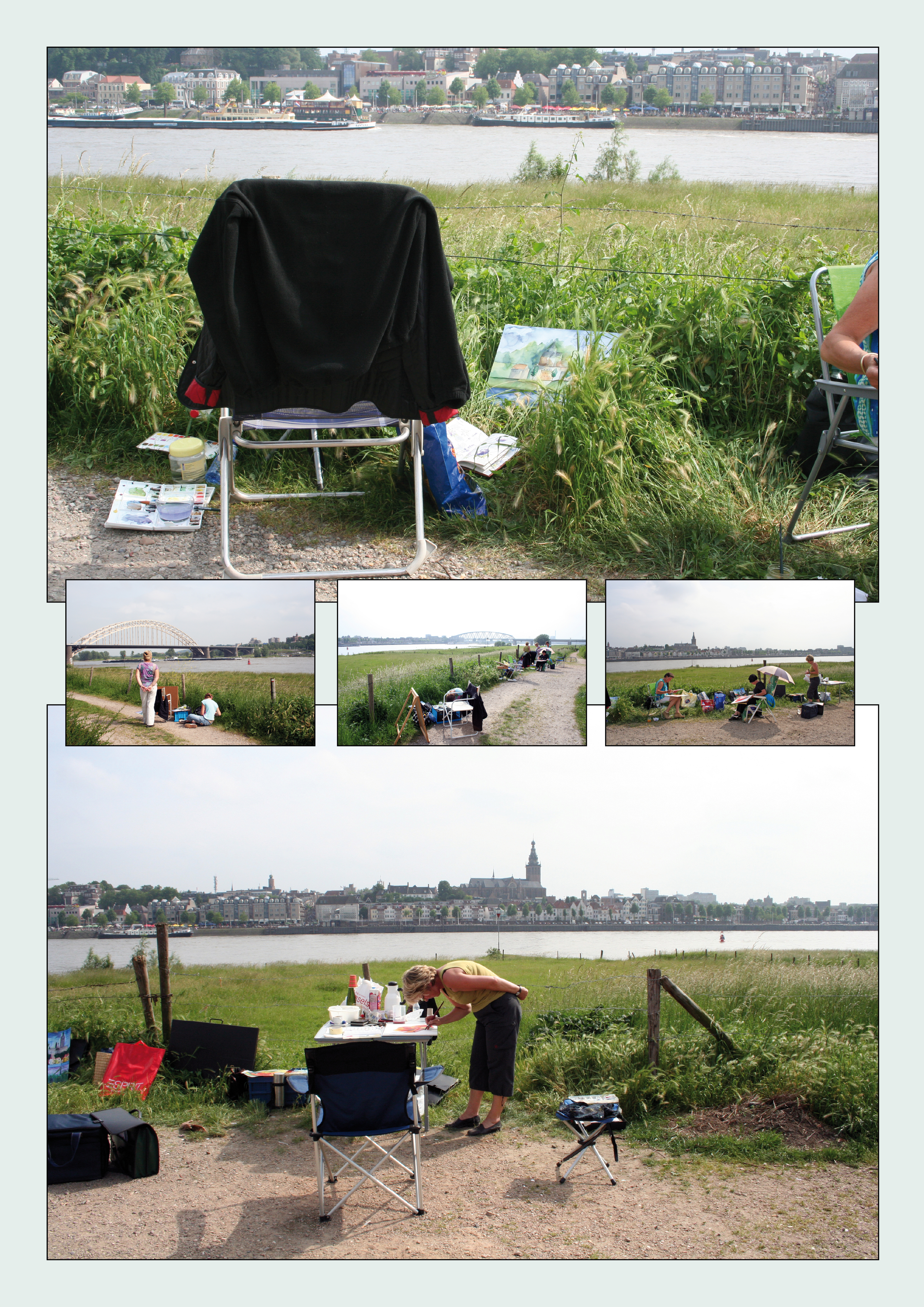 De Waal en het Lentse strand 1